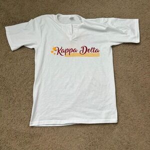 White 2018 Kappa Delta Grilled Cheese sorority t-shirt